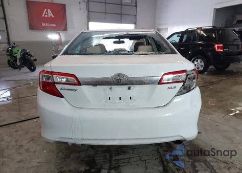 2012 Toyota Camry Xle z USA, uszkodzony, nr VIN 4T1BF1FK6CU524798